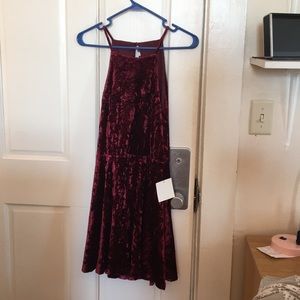 Lulus velvet dress